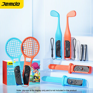 Jemdo pour <span class=keywords><strong>Nintendo</strong></span> Switch 1/2 – Accessoires de jeu sportifs en plastique compatibles – Ensemble optionnel 12-en-1 – Duel Rouge et Bleu - Product Image 6