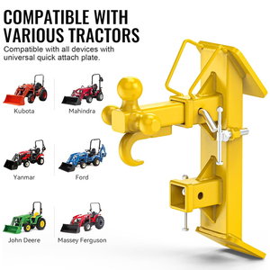 Tham vọng nhiệm vụ nặng nề <span class=keywords><strong>Skid</strong></span> chỉ đạo Hitch tập tin đính kèm tương thích với máy kéo tối đa 20000 lbs <span class=keywords><strong>Skid</strong></span> chỉ đạo file đính kèm - Product Image 2