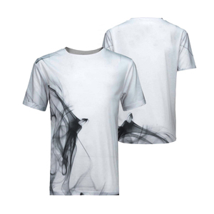 T-shirt d'été pour homme en coton 100% avec impression par transfert thermique, couleurs et motifs personnalisables, manches courtes, coupe classique - Product Image 3