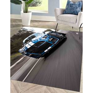 Alfombra para coche Ford Shelby: alfombra impresa antideslizante para decoración de oficina, alfombra fina no tejida - Product Image 4