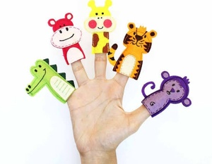 Títeres de dedo con temática de cocodrilo hechos a medida ideales para manualidades de niños y tiendas de juguetes para niños adecuadas para reventa - Product Image 3