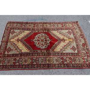 พรมตุรกีขนาด 3.8x5.8 ฟุต พรมลายวินเทจ พรมลายดอกไม้สีน้ำตาลแดง - Product Image 2