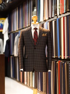 Unisex #210ชุดสูทธุรกิจแขนยาวคอวี2ชิ้นด้านหน้ามีกระดุมระบายอากาศได้ดีไซส์ใหญ่พิเศษ - Product Image 3