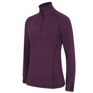 Melbo Sports-Camisas de capa base Ecuestre para mujer, camisas personalizadas con agujeros para el pulgar, manga corta, mezcla de algodón/poliéster/LICRA personalizable - Product Image 6