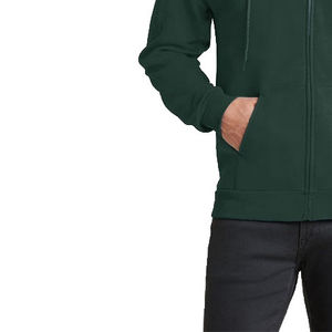 2025 nouveau automne unisexe 100% coton hommes sweat à capuche zippé hommes fermeture éclair Street Wear à capuche avec Double poche hommes vêtements d'hiver porter - Product Image 6