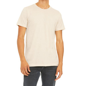 T-shirt unisexe personnalisable idéal T-shirt vierge décontracté de qualité supérieure pour hommes Concevez votre T-shirt unisexe naturel respirant graphique - Product Image 2
