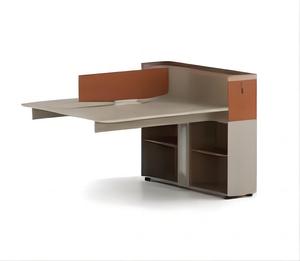 Hiện đại chuyển đổi mô-đun văn phòng bàn 2-6 người nhân viên Máy Trạm với tủ tủ Tủ thiết kế bảng gỗ phong cách - Product Image 5