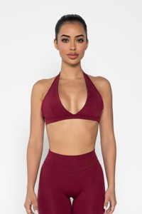 Soutien-gorge de sport de yoga léger et personnalisé de haute qualité pour femmes Coussinets amovibles à soutien élevé Vêtements de sport sans couture en spandex/nylon OEM/ODM - Product Image 3