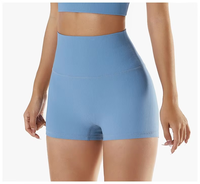 Pantalones cortos de gimnasio transpirables en forma de V para mujer, ropa de yoga para correr al por mayor