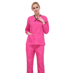 Traje de enfermera corto Sve para mujer, uniformes médicos al por mayor hechos de Spandex para verano, uniformes de hospital - Product Image 3