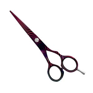 Tijeras de peluquero profesionales con punta roma, tijeras de corte de pelo recubiertas de papel con mango elegante para uso en salón y belleza - Product Image 1