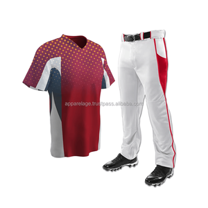 Uniformes de béisbol personalizables Nuevo diseño Ropa deportiva personalizada Característica transpirable con logotipo personalizado de oro negro - Product Image 5