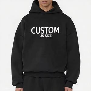 Sweat-shirt à capuche pour homme, fermeture éclair double tête, fermeture éclair personnalisée, sweat-shirt 100% coton, veste de qualité supérieure avec impression numérique - Product Image 4