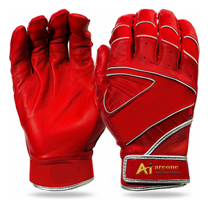 Gants de frappeur de baseball et de softball professionnels unisexe en cuir résistant confortable meilleur prix équipement de sport pour liège unisexe - Product Image 1
