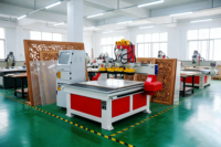 Routeur CNC pour le travail du bois JX-1325 de qualité supérieure pour l'industrie internationale des métaux et des non-métaux, avec lit de gravure rotatif robuste
