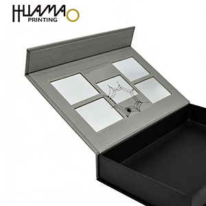 Caja de Dulces de Halloween con Ventana para Regalos de Fiesta y Golosinas Navideñas, Empaque de Papel Personalizado para Dulces y Juguetes Pequeños - Product Image 5