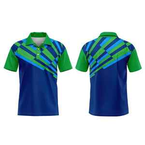 Nuevo diseño personalizado de alta calidad Polo poliéster Jersey camiseta para hombres y mujeres estampado patrón camisa - Product Image 1