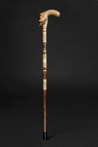 Bâton de randonnée en bois verni de 122 cm, design personnalisé, populaire, fabriqué en usine depuis 15 ans - Product Image 2