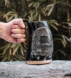 Viking Drinking Mugs, Anniversary Gift, Husband Gifts, Couples Gift, Christmas Gifts - Product Image 1