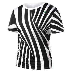 Highstreets 100% coton coupe ample imprimé T-Shirt pour hommes décontracté Sublimation impression à manches courtes Gym Jogging Tee avec OEM - Product Image 3