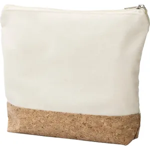 Borsa da Toilette Personalizzata in Cotone e Sughero Beauty Case - Product Image 1