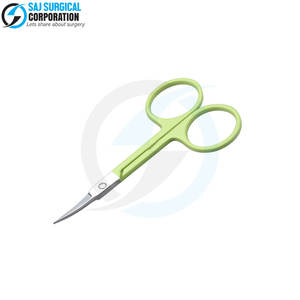 Premium Quality Customized Logo <b>Cuticle</b> <b>Scissors</b> Curved Blade Stainless Steel Cheap Price - Product Image 1