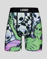 Caleçons Boxers Homme Style Hip Hop Vintage 2026 en Gros 100% Coton Écologique Anti-Plis Taille Élastique