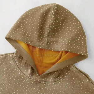 เสื้อฮู้ดผู้ชายแฟชั่นใหม่ ไซส์ใหญ่ ประดับเพชรเทียม ผ้าฝ้าย สไตล์ลำลอง เสื้อฮู้ดผู้ชายประดับเพชรเทียม - Product Image 4