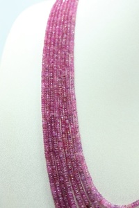 <span class=keywords><strong>8</strong></span> sợi mogok <span class=keywords><strong>Ruby</strong></span> mặt rondelle Vòng cổ <span class=keywords><strong>Ruby</strong></span> Sapphire mogok <span class=keywords><strong>Ruby</strong></span> đính cườm Vòng cổ - Product Image 5