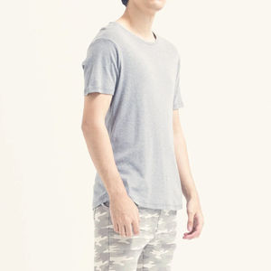 T-shirt uni pour hommes au design unique et personnalisé Prix de gros OEM Vente en gros T-shirt imprimé personnalisé T-shirt de fitness pour hommes - Product Image 4