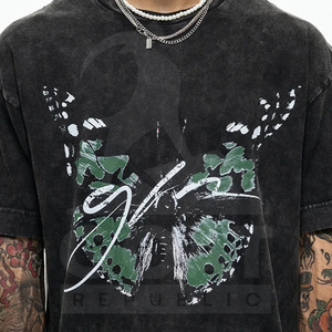 เสื้อยืดผู้ชายปี 2026 รับผลิตตามแบบ (OEM) คุณภาพสูง ผ้าฝ้ายพรีเมียม 100% ลายกราฟิก ผ้าถัก พิมพ์โลโก้ตามสั่ง GOAT REPUBLIC - Product Image 5