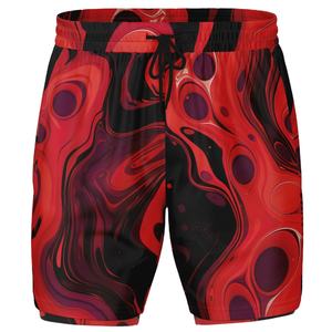 Custom Team <b>Men's</b> Eco-Friendly Worsted Fabric Mid <b>Elastic</b> <b>Waist</b> Breathable Performance <b>Shorts</b> Heat-Transfer Printed Design for - Product Image 1