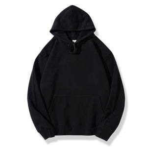 Surdimensionné bonne qualité coton polyester hommes unisexe solide pull logo oem personnalisé blanc décontracté à capuche dessin sweats à capuche - Product Image 6