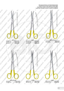 Tijeras estándar de operación quirúrgica Baby Metzenbaum rectas de 14,5 cm con borde de corte de carburo de tungsteno Acero inoxidable alemán - Product Image 5