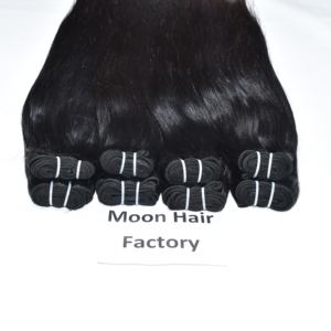 Extensions de cheveux indiens 100% non traités, Remy bruts, à double trame, simple tirage, lisses, en lots, avec pointes, fournies par le vendeur - Product Image 2