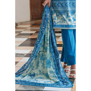 Traje de 3 Piezas para Mujer con Estampado y Mangas Bordadas CL-52074 - Product Image 1