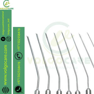 Juego de 8 piezas de tubos de succión Frazier al por mayor, instrumentos quirúrgicos de diagnóstico, acero inoxidable y material plástico - Product Image 3