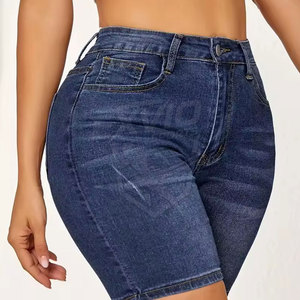 Shorts de Mezclilla para Mujer, Diseño Personalizado OEM, Cintura Media, Venta Directa de Fábrica, Tela Transpirable - Product Image 4