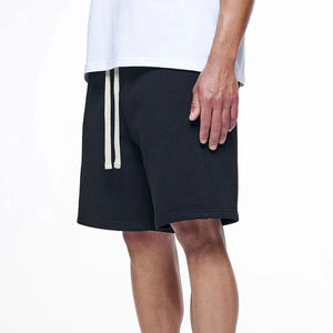 Pantalones Cortos Deportivos para Hombre de Alta Calidad al por Mayor, 100% Algodón, Felpa Francesa, Logotipo Personalizado, Estilo Casual Medio, Tallas Grandes, Pantalones Cortos de Gimnasio para Hombre - Product Image 3