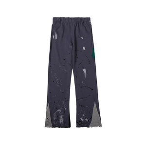 Pantalons de survêtement pour hommes sur mesure, taille plus, mi-légers, respirants, décontractés, vêtements de sport pour une utilisation en extérieur, motif droit, lavage foncé - Product Image 3