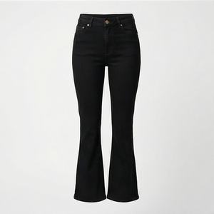 <b>Ladies</b> Fashion Casual Loose Fitting Mid Skinny Denim Cotton <b>Stretch</b> <b>Jean</b> Plus Size Women's Summer Trousers High Quality Clothing - Product Image 1