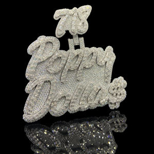 สร้อยคอจี้เพชรประดับสไตล์ฮิปฮอปสแตนเลสแบบสั่งทำพิเศษ - Product Image 1