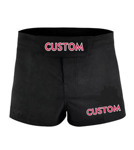 Haute qualité personnaliser boxe mma combat impression personnalisée troncs de boxe thaïlandais boxeur arts martiaux porter des shorts en satin muay thai - Product Image 2