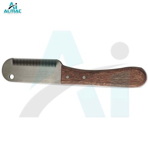 ALMAC-Couteau vétérinaire en acier inoxydable durable conçu pour l'épilation et le toilettage efficaces des chevaux et chiens - Product Image 4