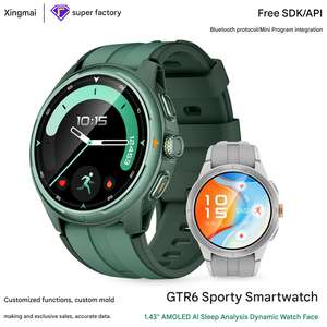 Reloj Deportivo Inteligente GTR6 Android para Exteriores con Más de 100 Modos Deportivos, Monitor de Frecuencia Cardíaca y Oxígeno en Sangre para Pantalla AMOLED - Product Image 2