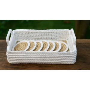 Ensemble de dessous-de-verre élégants faits à la main pour les occasions professionnelles, surface protectrice, idée cadeau, Indonésie Komodoin par l'Eximbank d'Indonésie - Product Image 1