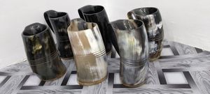 AVEC CORNE À BOIRE DE VIKING POLI FABRIQUÉ À LA MAIN BIÈRE STEIN Tasse à corne à boire Viking Tasse à corne à boire Tasse à café - Product Image 2