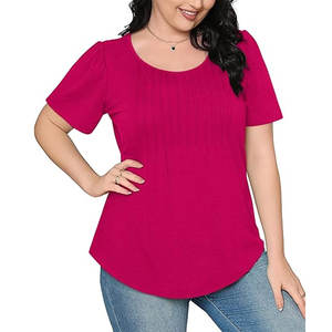 Precio al por mayor, camisetas de mujer, ropa informal para mujer, nueva moda de verano, camisetas de algodón de manga larga para mujer - Product Image 4