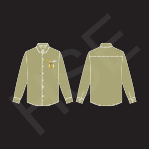 Camisa de Vestir de Algodón Multicolor para Hombre y Mujer con Bordado en el Pecho - Product Image 5