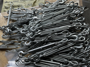 <span class=keywords><strong>ตัว</strong></span>ปรับแรงดึงแบบหมุนได้ (Turnbuckle) ผลิตจากเหล็กกล้าคาร์บอนชุบสังกะสีร้อน ยี่ห้อ Jaw & Jaw ของสหรัฐอเมริกา แบบเปิดขนาด <span class=keywords><strong>3</strong></span>/4" X 9" สำหรับงานรัดสินค้าอุตสาหกรรมหนัก - Product Image 6